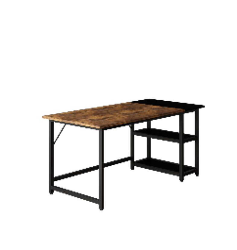 طاولة مكتب كريستا - بني خشبي وأسود